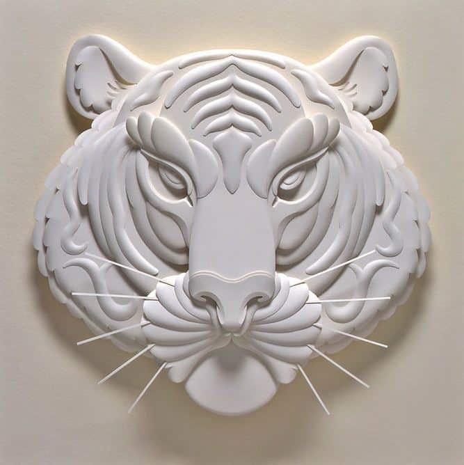 Скульптор Джеф Нишинака. Jeff Nishinaka. Тигр