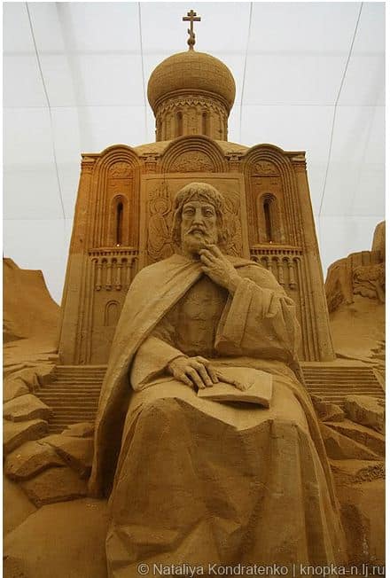 Скульптура из песка Святая Русь. Фото 2