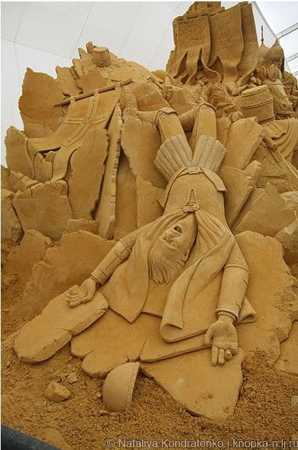 Скульптура из песка Святая Русь. Фото 15