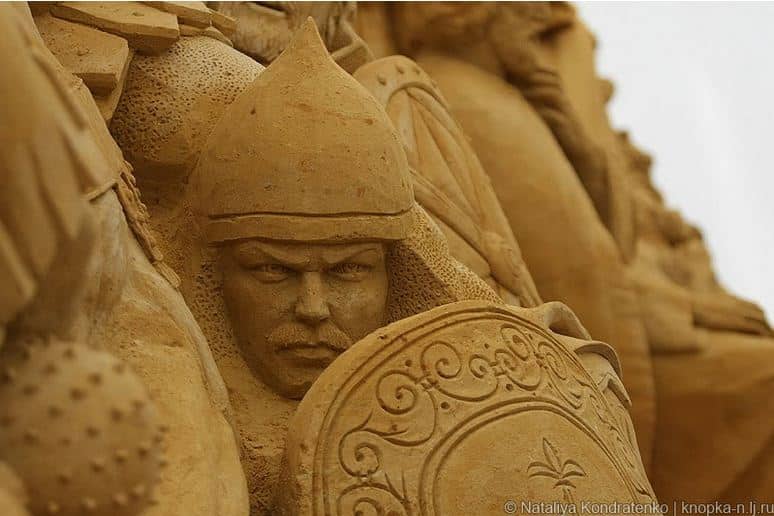 Скульптура из песка Святая Русь. Фото 5