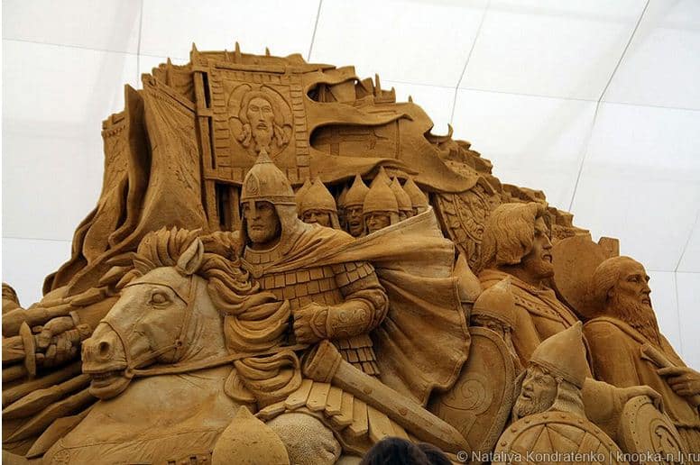 Скульптура из песка Святая Русь. Фото 1