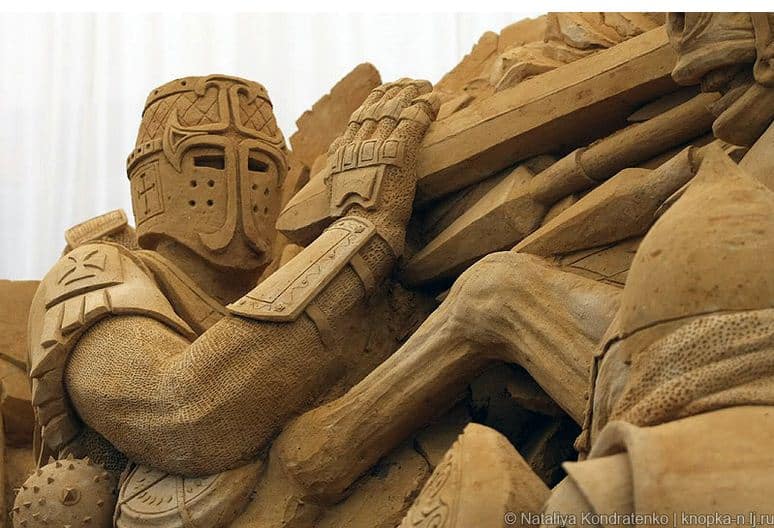 Скульптура из песка Святая Русь. Фото 14