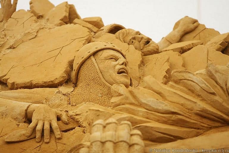 Скульптура из песка Святая Русь. Фото 16