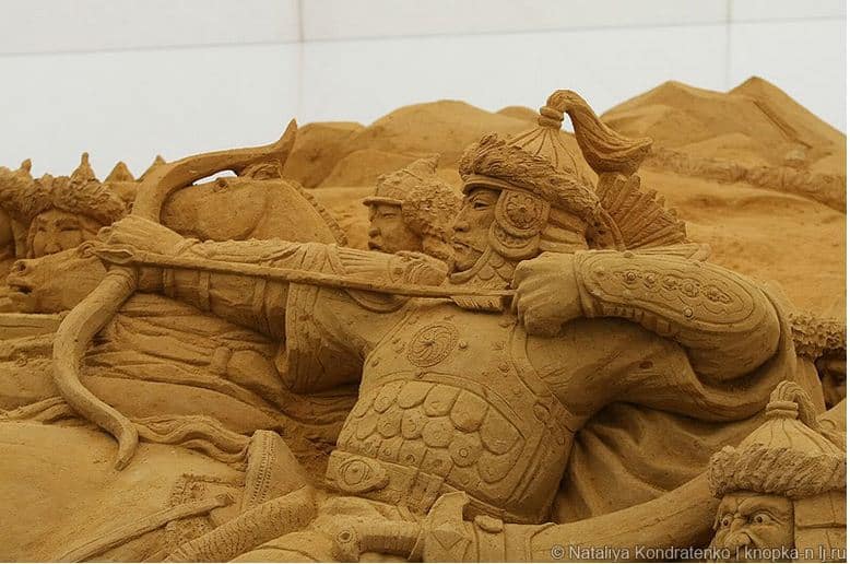 Скульптура из песка Святая Русь. Фото 12