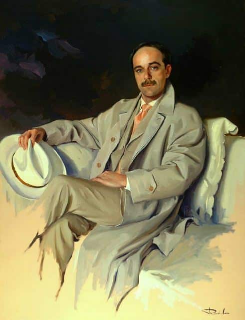 Испанский художник Ricardo Sanz. Портрет маслом десятый