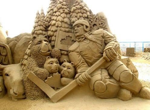 Песчаная скульптура четвертая