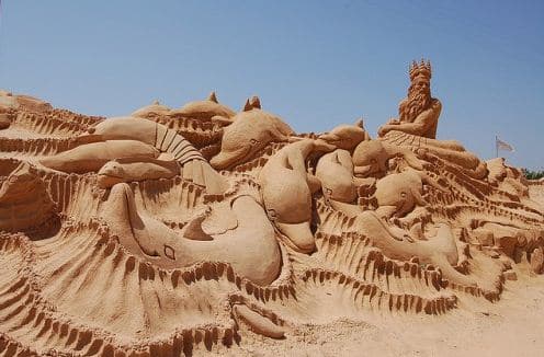 Песчаная скульптура двадцать третья