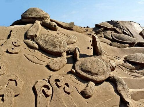 Песчаная скульптура одинадцатая
