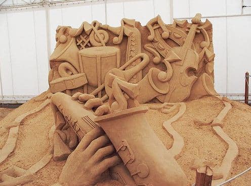 Песчаная скульптура пятнадцатая