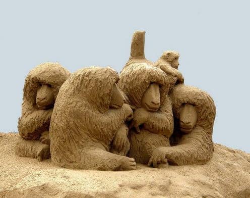 Песчаная скульптура седьмая