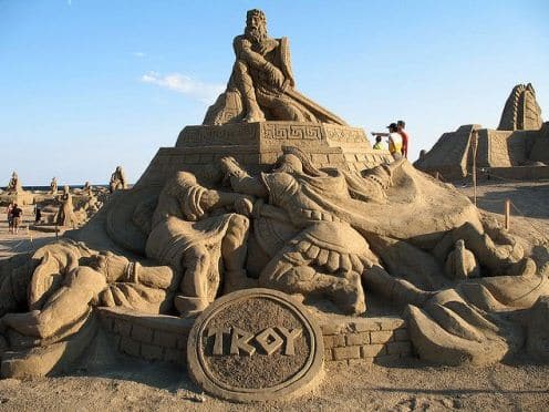 Песчаная скульптура семнадцатая
