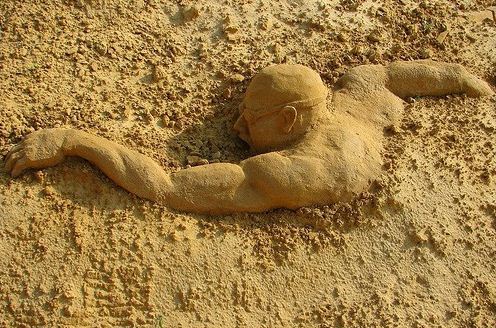 Песчаная скульптура тридцать вторая