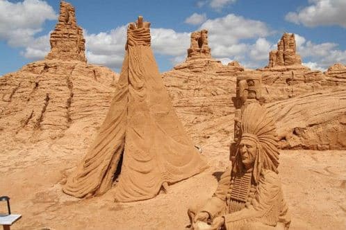Песчаная скульптура вторая