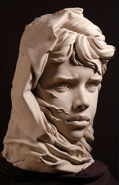 Philippe Faraut. Скульптура из глины. ЗДочка рыбака