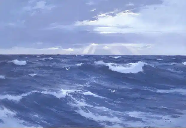 Brereton James. Картины маслом море. Море