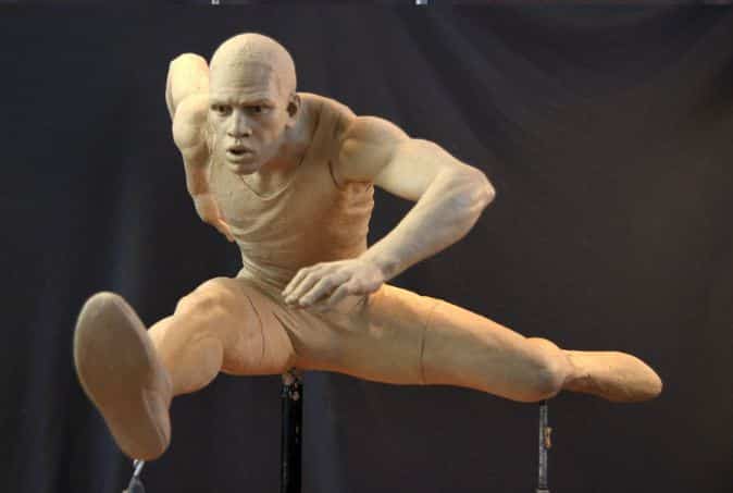 Mark Newman. Мелкая скульптура. Men's hurdles 2