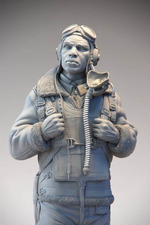 Mark Newman. Мелкая скульптура. Tuskegee Airman 3