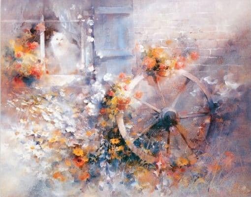 Willem Haenraets. Воздушная живопись. Floral Cottage