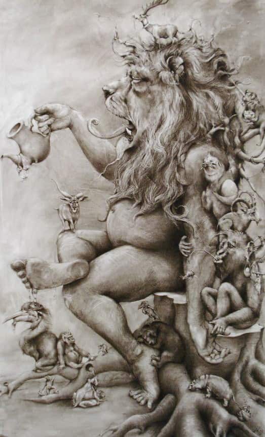 ArtPrize 2012. Adonna Khare и ее большие рисунки. Другой рисунок