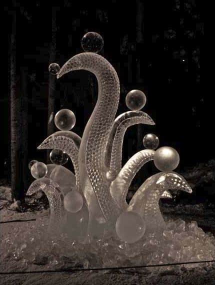 IceAlaska 2013. 5 место в категории Абстракция.  Octopus Garden. Groszkiewicz  Bradley и Bock Allan. США