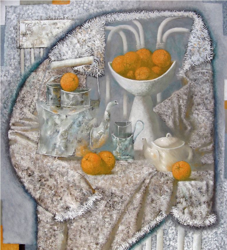 Павел Антипов и его философские картины. Зима. 120х110 Холст, масло 2008