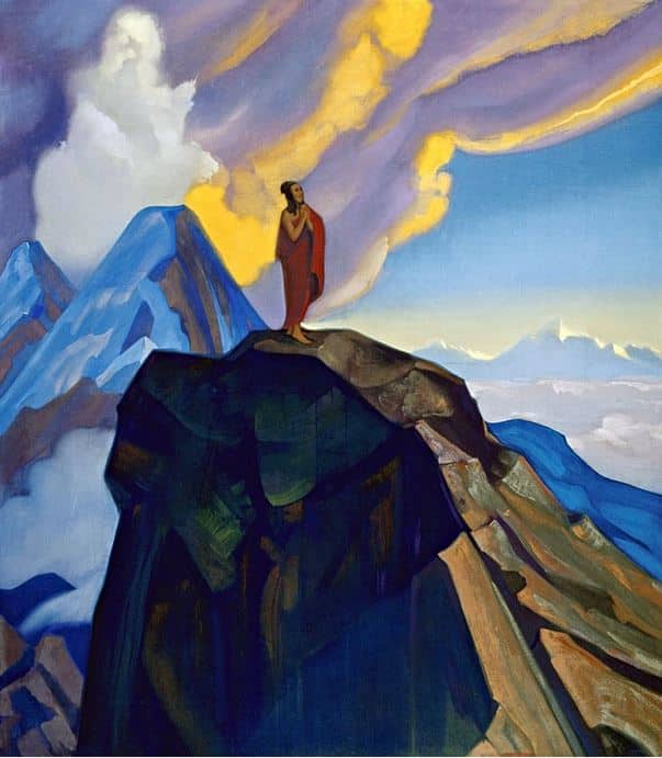 Святослав Рерих. Духовное искусство. Подвиг. 137х122 Холст, темпера. 1938