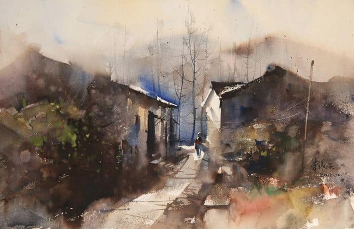 IWS 2012. Fei Xiqiang. The life of autumn in the mountain. 55х36