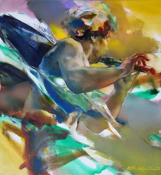 Валерий Блохин. Яркая живопись на грани абстракции. Картина вторая