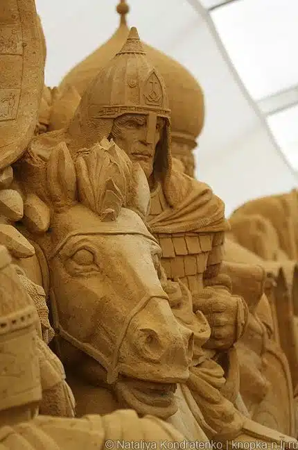 Скульптура из песка Святая Русь. Фото 11