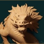 Изготовление деревянной скульптуры. Деревянный дракон
