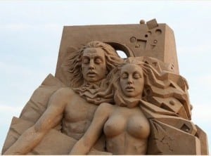 Песчаная скульптура двадцать первая