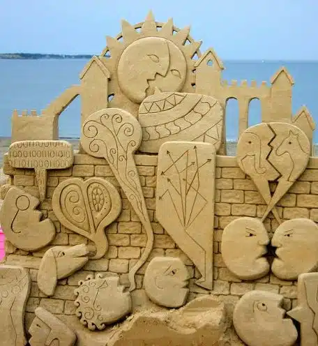 Песчаная скульптура восемнадцатая
